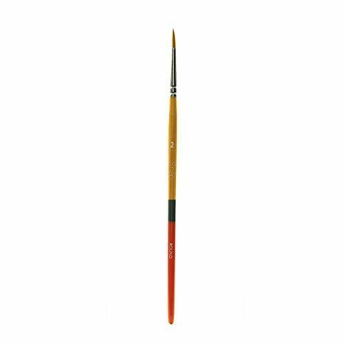 Princeton Snap! Series 9650 Brush Short Handle Gold Taklon Round