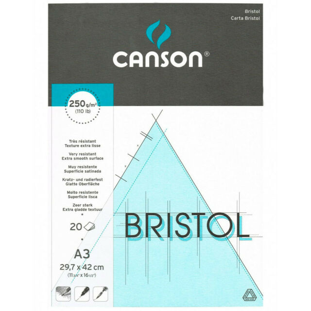 Canson Bristol 250gsm 20 Sheet Pads